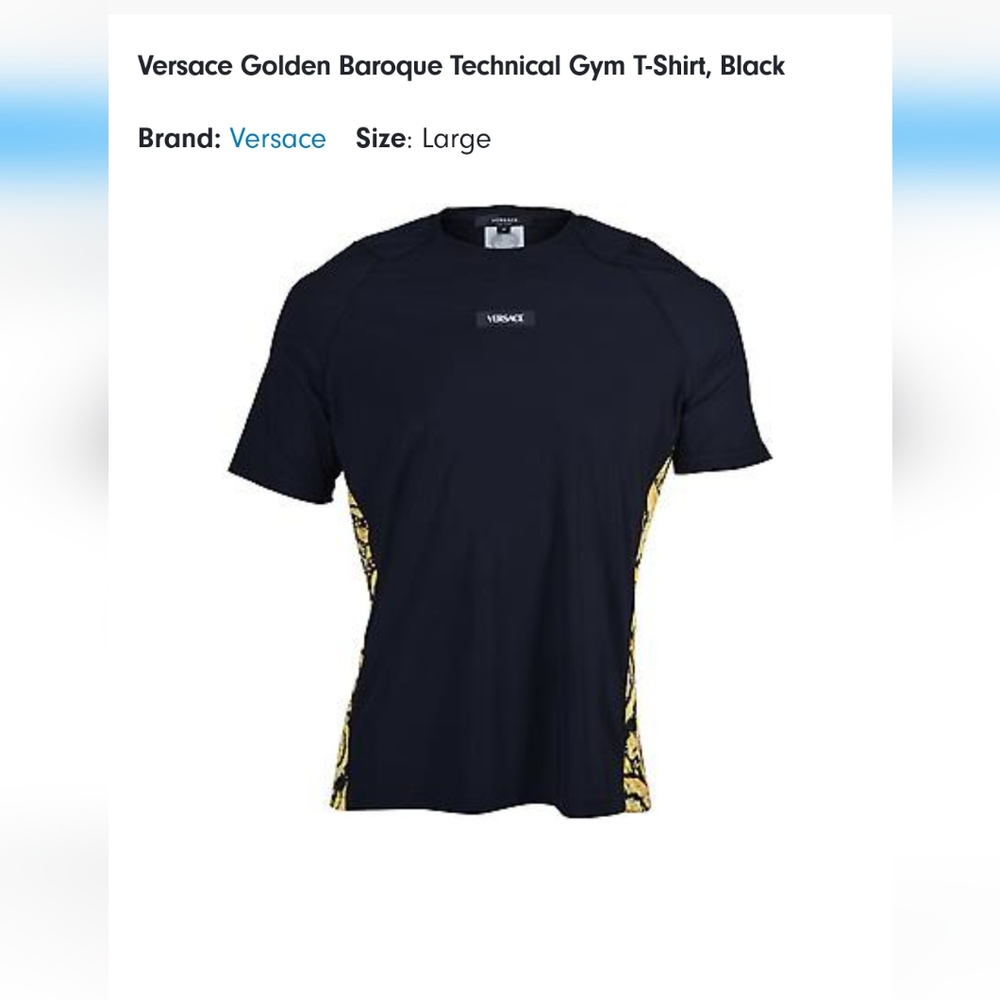 VERSACE BAROCCO RUNNING T-SHIRT